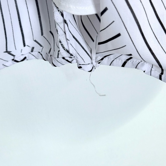 Worthington Black White Geo Maxi Skirt L | Office to Weekend - Picture 7 of 8